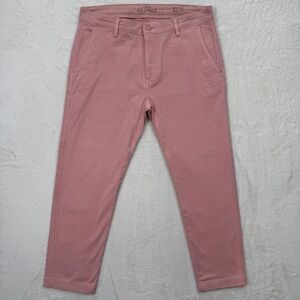 Levis XX Chino Pants Mens Pink Slim Taper Stretch Cotton